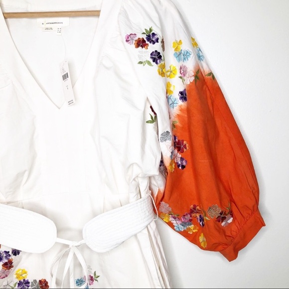 NWT ANTHROPOLOGIE CLEMENCE DIP DYED MINI DRESS - Picture 11 of 15